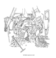 A coloring page of the titanic